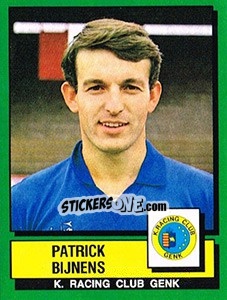 Cromo Patrick Bijnens - Football Belgium 1988-1989 - Panini