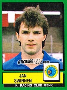 Sticker Jan Swinnen - Football Belgium 1988-1989 - Panini