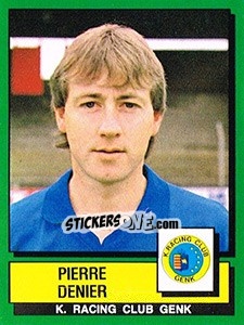 Sticker Pierre Denier - Football Belgium 1988-1989 - Panini