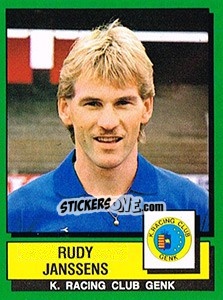 Sticker Rudy Janssens - Football Belgium 1988-1989 - Panini
