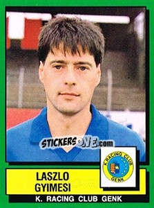 Sticker Laszlo Gyimesi - Football Belgium 1988-1989 - Panini