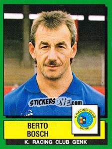 Sticker Berto Bosch - Football Belgium 1988-1989 - Panini