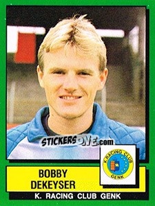 Sticker Bobby Dekeyser - Football Belgium 1988-1989 - Panini
