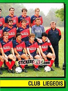 Sticker Equipe/Elftal - Football Belgium 1988-1989 - Panini