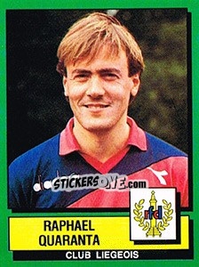 Sticker Raphael Quaranta - Football Belgium 1988-1989 n. 173 - Panini