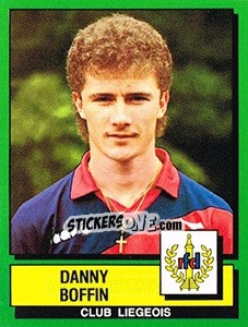 Sticker Danny Boffin - Football Belgium 1988-1989 n. 176 - Panini