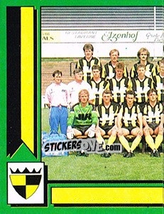 Sticker Equipe/Elftal - Football Belgium 1988-1989 - Panini