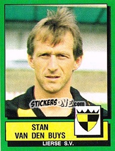 Figurina Stan Van Den Buys - Football Belgium 1988-1989 - Panini