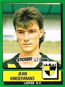 Cromo Jean Kindermans - Football Belgium 1988-1989 n. 194 - Panini