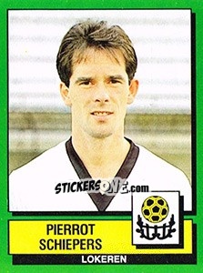 Figurina Pierrot Schieppers - Football Belgium 1988-1989 n. 210 - Panini