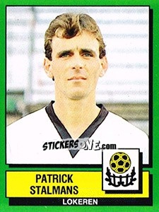 Sticker Patrick Stalmans - Football Belgium 1988-1989 - Panini