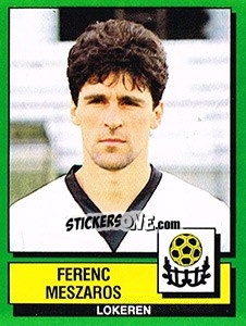 Cromo Ferenc Meszaros - Football Belgium 1988-1989 - Panini