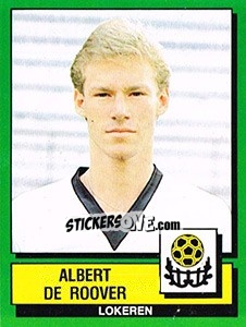 Sticker Albert De Roover - Football Belgium 1988-1989 - Panini