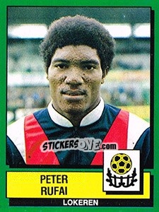Sticker Peter Rufai - Football Belgium 1988-1989 - Panini