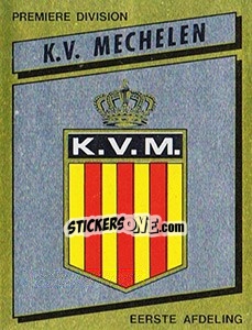 Sticker Armoiries Embleem - Football Belgium 1988-1989 - Panini