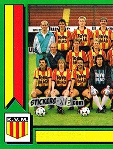 Sticker Equipe/Elftal - Football Belgium 1988-1989 n. 220 - Panini