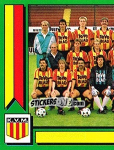 Sticker Equipe/Elftal - Football Belgium 1988-1989 - Panini