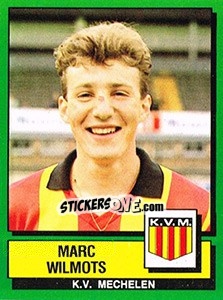 Sticker Marc Wilmots - Football Belgium 1988-1989 n. 233 - Panini