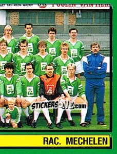 Sticker Equipe/Elftal - Football Belgium 1988-1989 - Panini