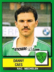 Cromo Danny Caes - Football Belgium 1988-1989 - Panini