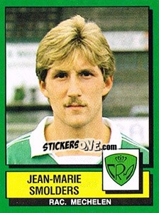 Figurina Jean-Marie Smolders - Football Belgium 1988-1989 - Panini