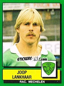 Sticker Jopp Lankhaar - Football Belgium 1988-1989 - Panini