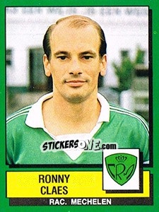 Sticker Ronny Claes - Football Belgium 1988-1989 n. 247 - Panini