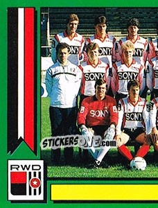 Sticker Equipe/Elftal - Football Belgium 1988-1989 - Panini