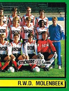 Cromo Equipe/Elftal - Football Belgium 1988-1989 - Panini