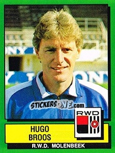 Cromo Hugo Broos - Football Belgium 1988-1989 n. 258 - Panini