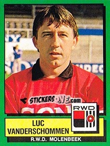 Sticker Luc Vanderschommen - Football Belgium 1988-1989 n. 259 - Panini