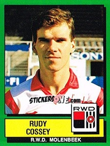 Figurina Rudy Cossey - Football Belgium 1988-1989 - Panini