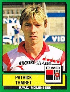 Figurina Patrick Thairet - Football Belgium 1988-1989 n. 266 - Panini