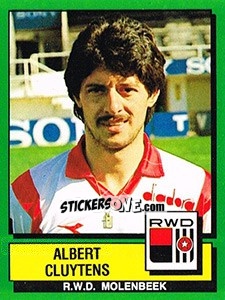 Sticker Albert Cluytens - Football Belgium 1988-1989 - Panini