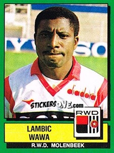 Figurina Lambic Wawa - Football Belgium 1988-1989 - Panini