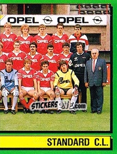 Cromo Equipe/Elftal - Football Belgium 1988-1989 - Panini