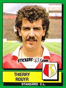 Figurina Thierry Rouyr - Football Belgium 1988-1989 - Panini