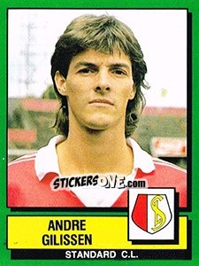 Sticker Andre Gilissen - Football Belgium 1988-1989 - Panini