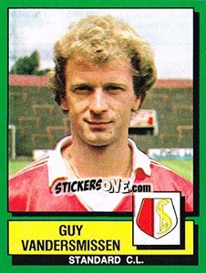 Sticker Guy Vandersmissen - Football Belgium 1988-1989 - Panini