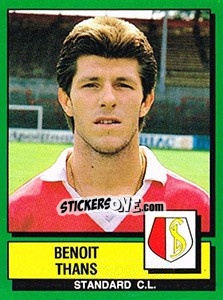 Sticker Benoit Thans - Football Belgium 1988-1989 - Panini