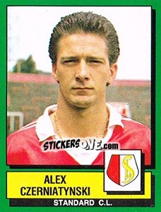 Sticker Alex Czerniatynski - Football Belgium 1988-1989 - Panini