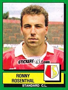 Cromo Ronny Rosenthal - Football Belgium 1988-1989 - Panini