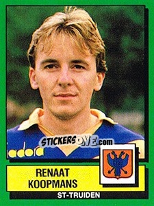 Figurina Renaat Koopmans - Football Belgium 1988-1989 - Panini