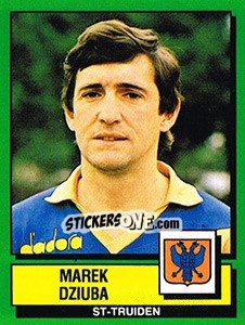 Sticker Marek Dziuba - Football Belgium 1988-1989 - Panini