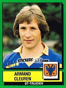 Sticker Armand Cleuren - Football Belgium 1988-1989 - Panini