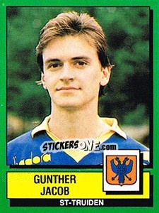 Sticker Gunther Jacob - Football Belgium 1988-1989 - Panini