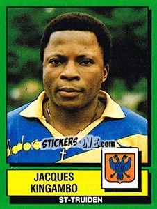 Sticker Jacques Kingambo - Football Belgium 1988-1989 - Panini