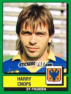 Figurina Harry Cnops - Football Belgium 1988-1989 - Panini