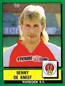 Figurina Benny De Kneef - Football Belgium 1988-1989 n. 316 - Panini