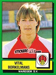 Sticker Vital Borkelmans - Football Belgium 1988-1989 n. 318 - Panini